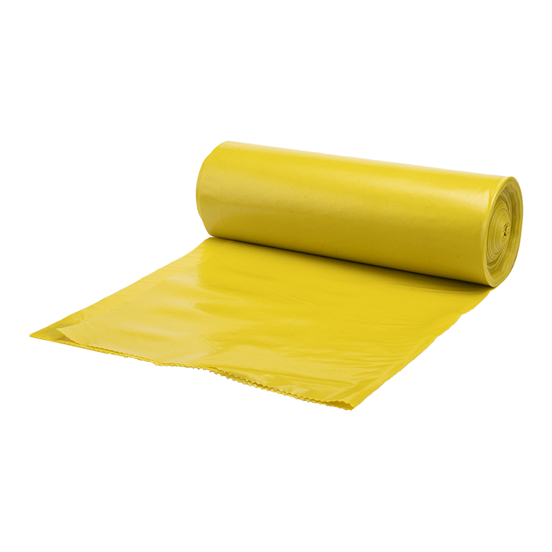 Afvalzak ldpe geel op rol 580 x 1000 mm - 45 my