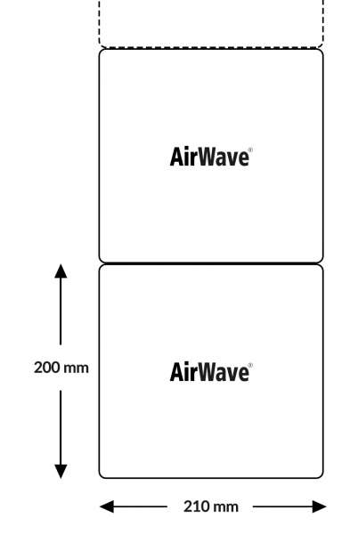 Airwave 7.3 200 x 210 mm x 700 mtr 